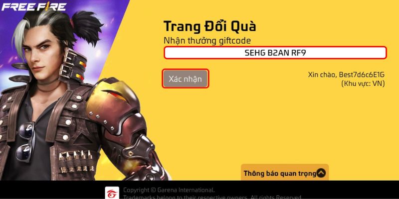  Một số lợi ích khi sử dụng mã code này trong trò chơi